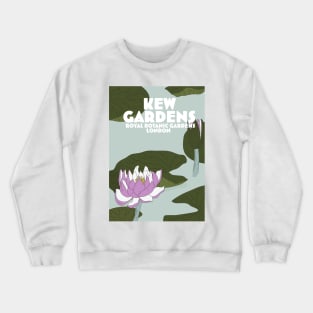 Kew Gardens, London travel poster Crewneck Sweatshirt